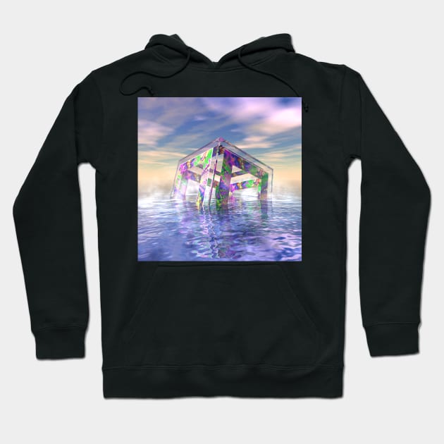 Floating Fractal Hoodie by perkinsdesigns